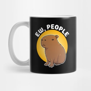 Ew, people Capybara Cartoon Mug